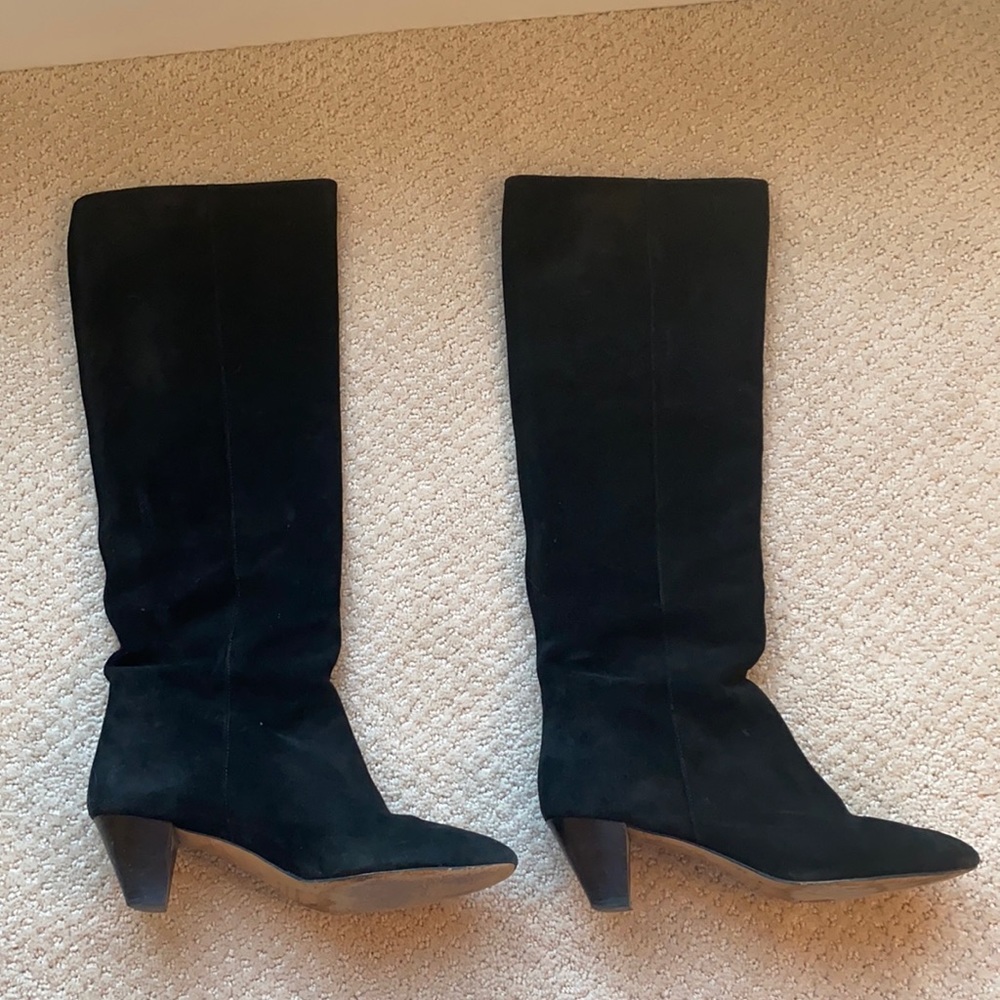 Isabel Mirant Black Suede Boots